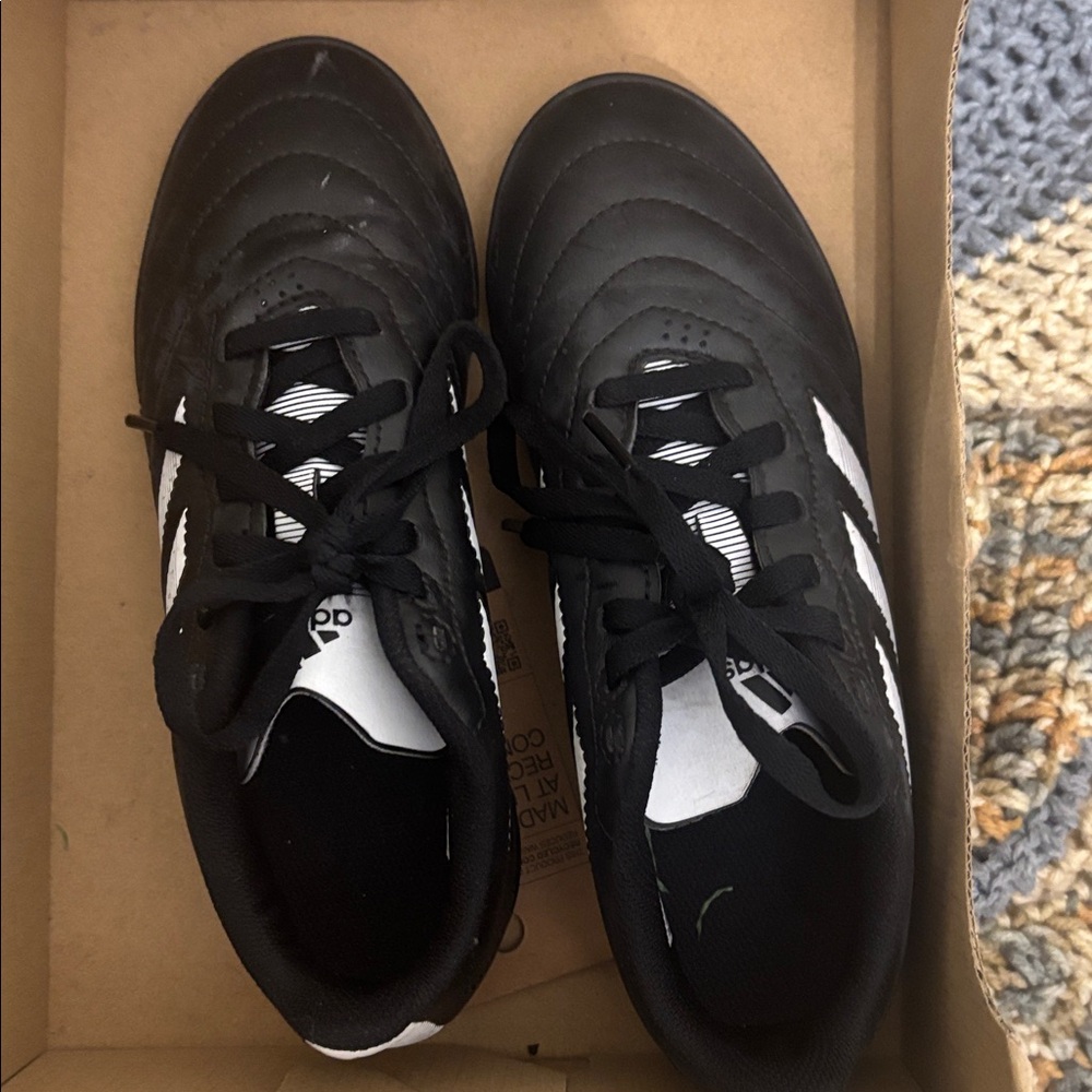 Adidas Classic Black and White Cleats